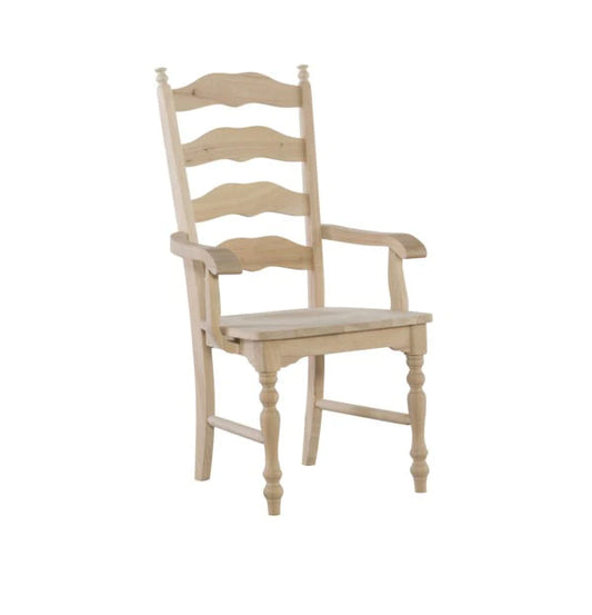 Maine Ladder Back Armed Chair