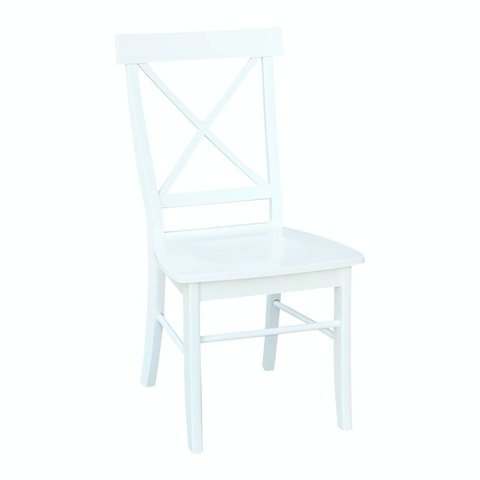 X Back Chair (All White or Black)